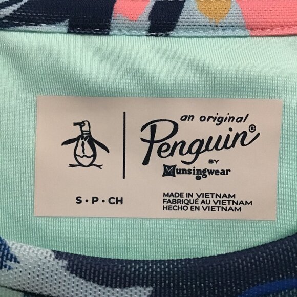 Original Penguin Papercut Floral Long Sleeve Mesh Fit & Flare Dress Size S - Picture 7 of 10